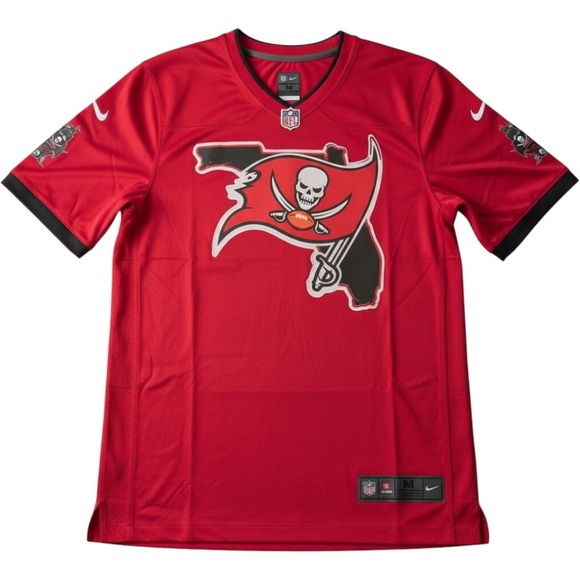 Nike Other - Nike Jersey Mens Medium Red Excellent Tampa Bay Buccaneers NFL Florida Graphic